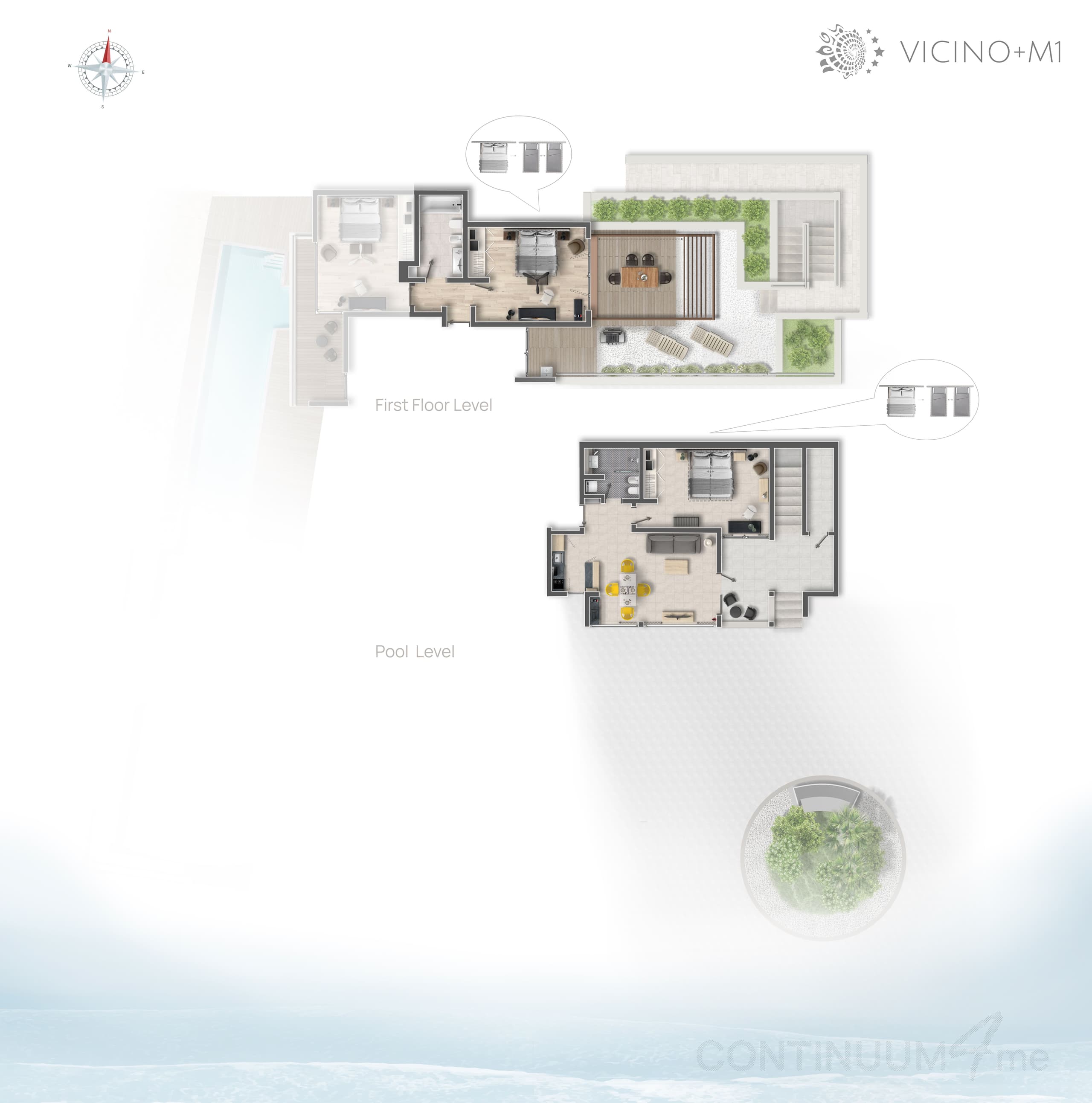 Vicino + M1 plan